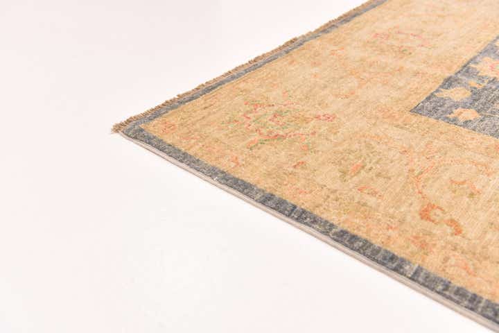 6' 9 x 9' 11 Hand Knotted Peshawar Ziegler Rug