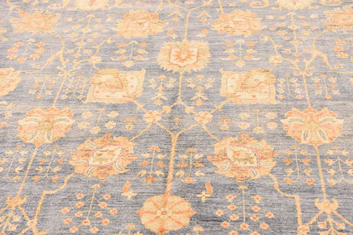 10' x 12' 10 Hand Knotted Peshawar Ziegler Rug