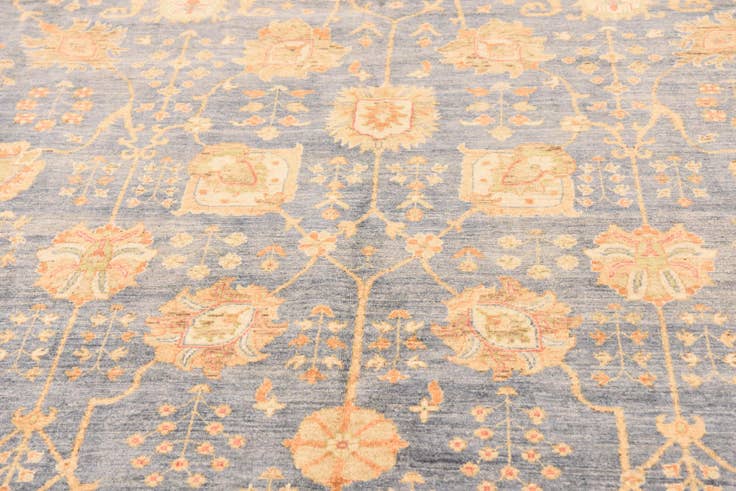Detail image of 10' x 12' 10 Hand Knotted Peshawar Ziegler Rug
