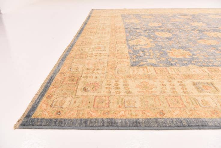Detail image of 10' x 12' 10 Hand Knotted Peshawar Ziegler Rug