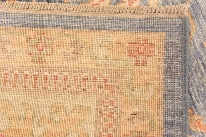 9' x 12' 5 Hand Knotted Peshawar Ziegler Rug