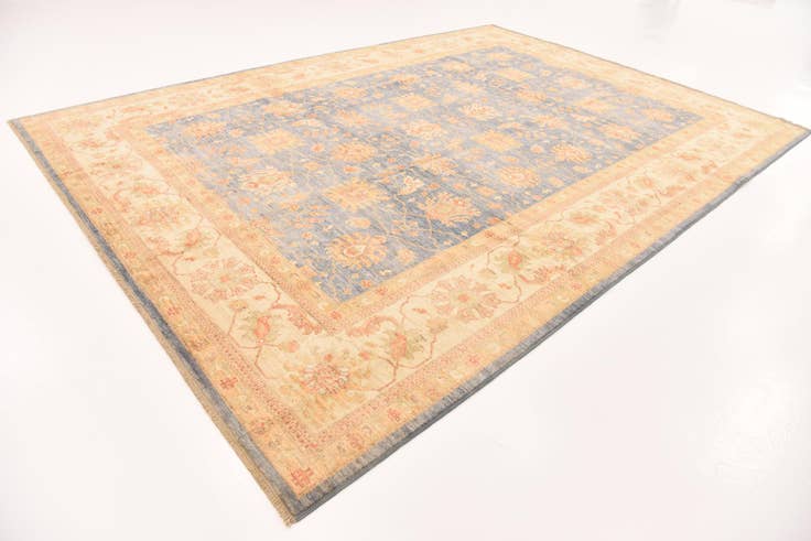 Detail image of 9' x 12' 5 Hand Knotted Peshawar Ziegler Rug