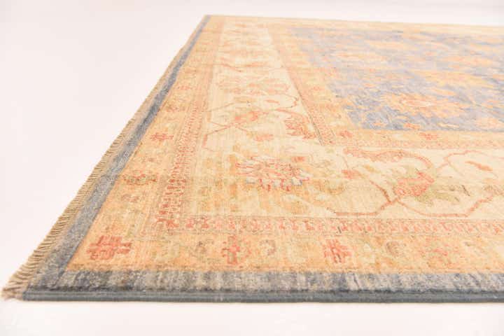 9' x 12' 5 Hand Knotted Peshawar Ziegler Rug