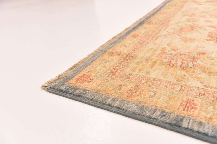 9' x 12' 5 Hand Knotted Peshawar Ziegler Rug