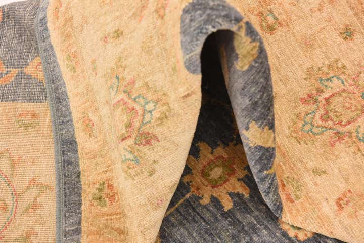 6' 8 x 9' 8 Hand Knotted Peshawar Ziegler Rug