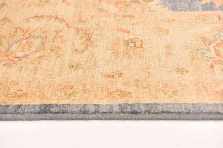6' 8 x 9' 8 Hand Knotted Peshawar Ziegler Rug