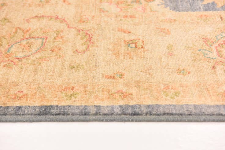 Detail image of 6' 8 x 9' 8 Hand Knotted Peshawar Ziegler Rug