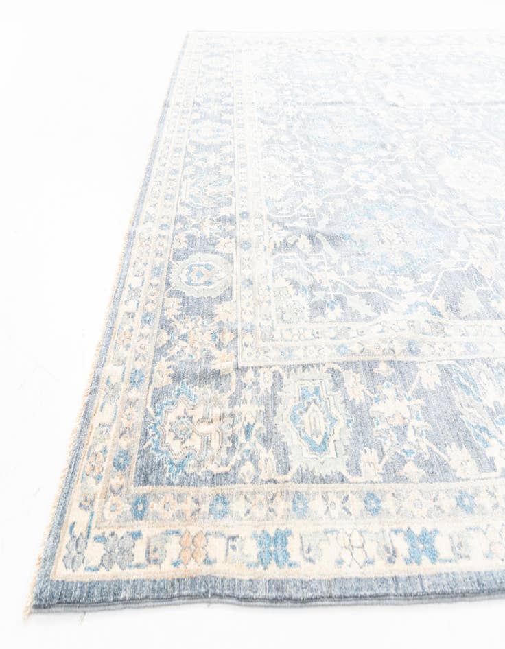 Detail image of 8' 10 x 11' 7 Hand Knotted Peshawar Ziegler Oriental Rug