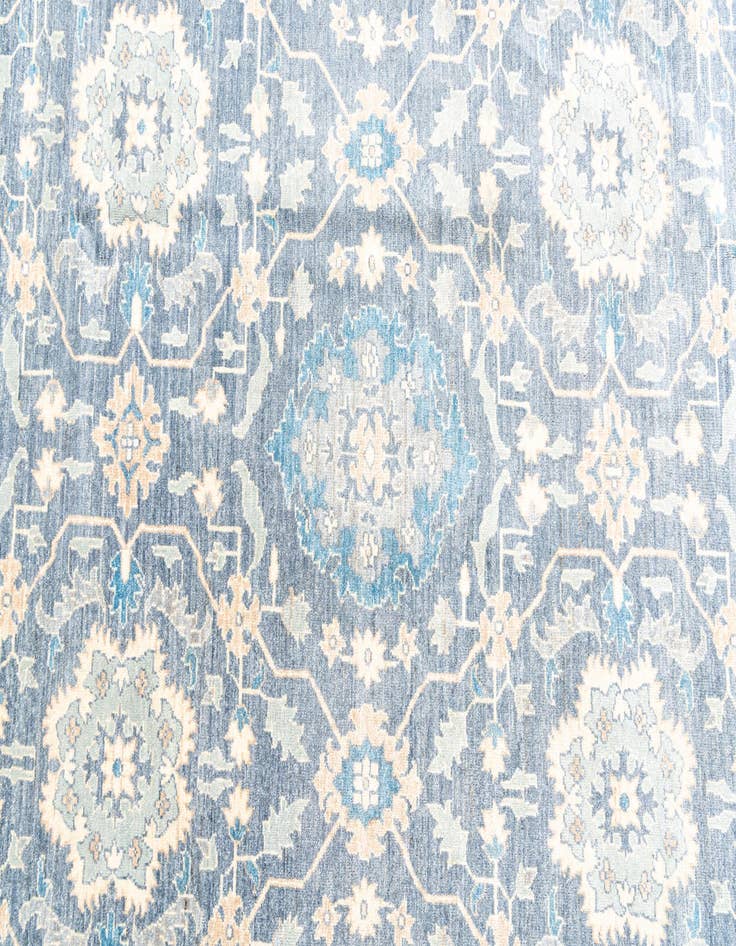 Detail image of 8' 10 x 11' 7 Hand Knotted Peshawar Ziegler Oriental Rug