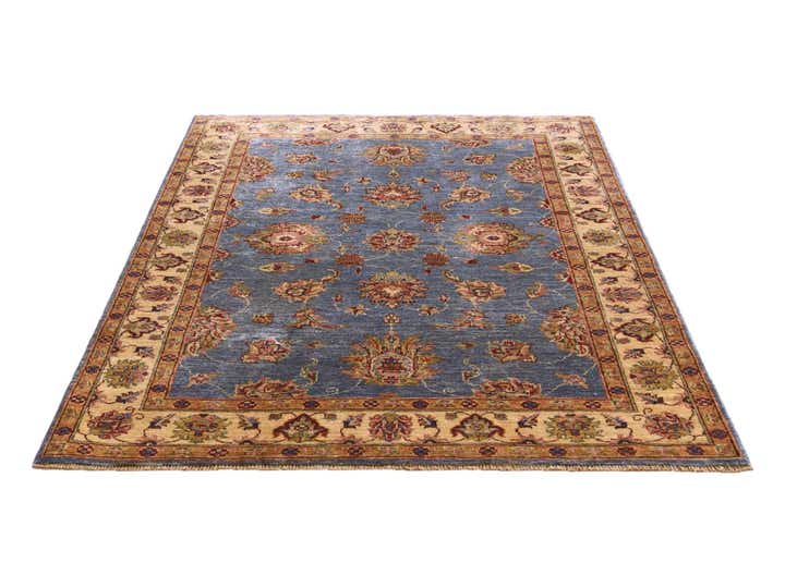 4' 1 x 5' 9 Hand Knotted Peshawar Ziegler Rug