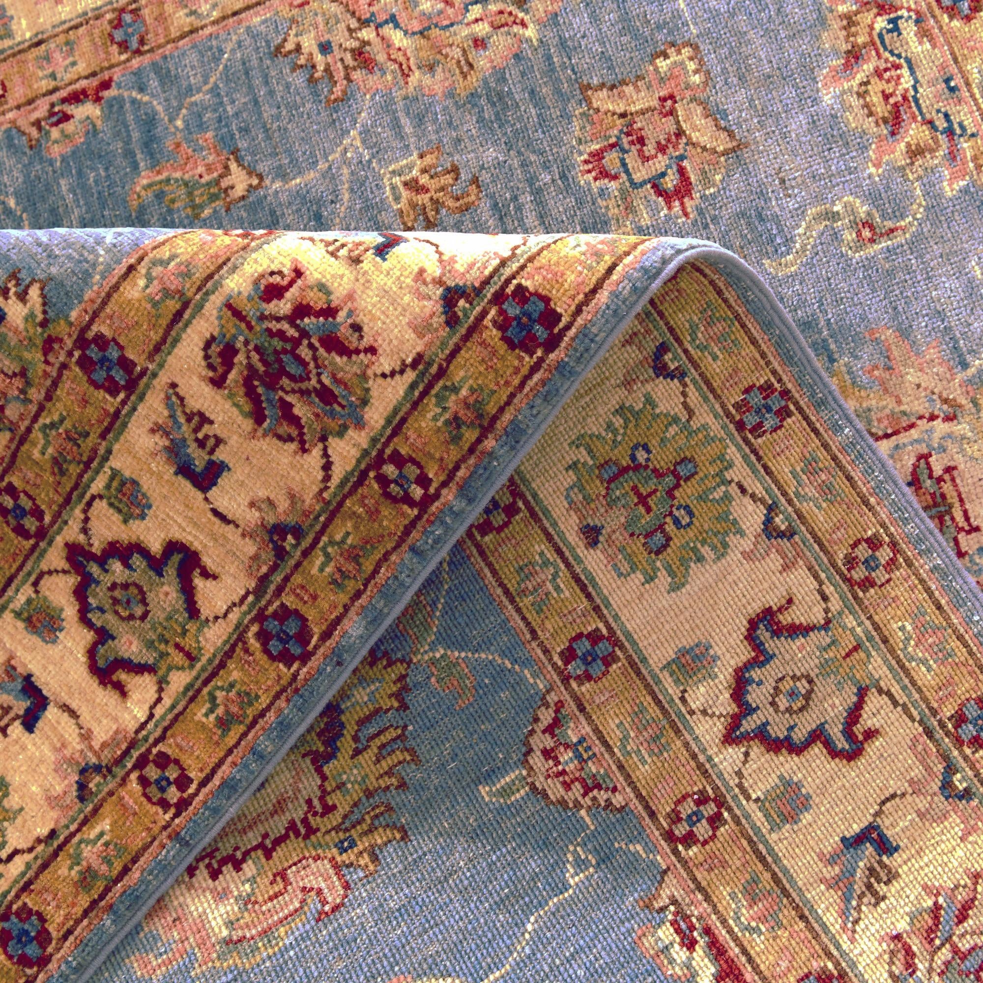 4' 1 x 5' 9 Hand Knotted Peshawar Ziegler Rug