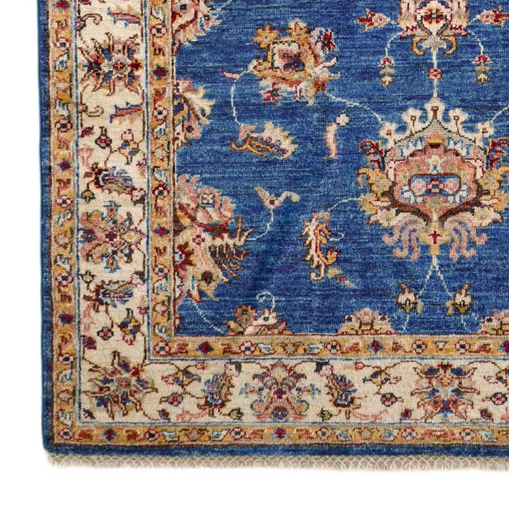 4' 1 x 6' Hand Knotted Peshawar Ziegler Rug