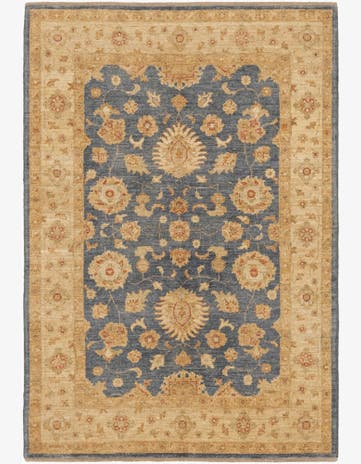 4' 2 x 6' Hand Knotted Peshawar Ziegler Rug