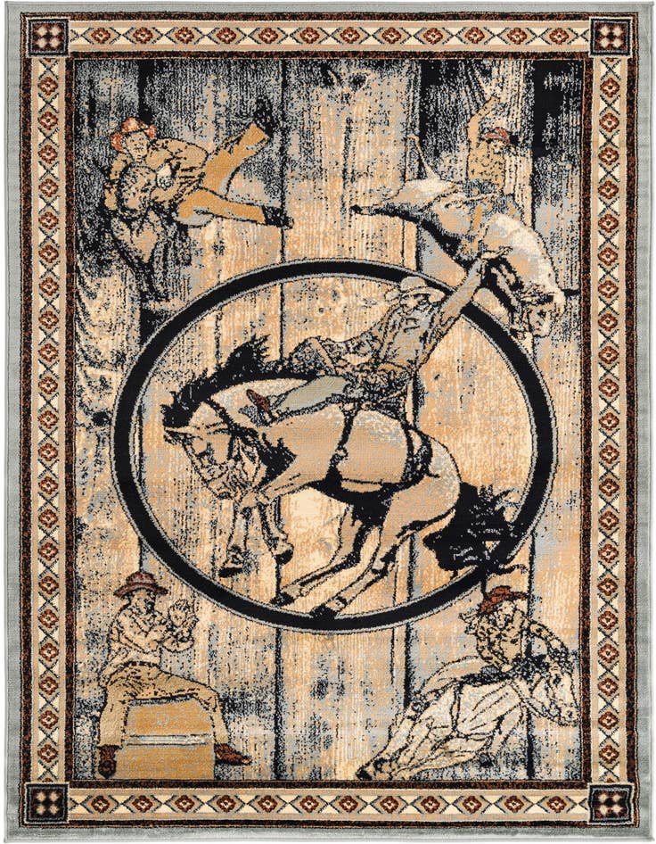 Detail image of 5' 3 x 8' Pioneer Rug