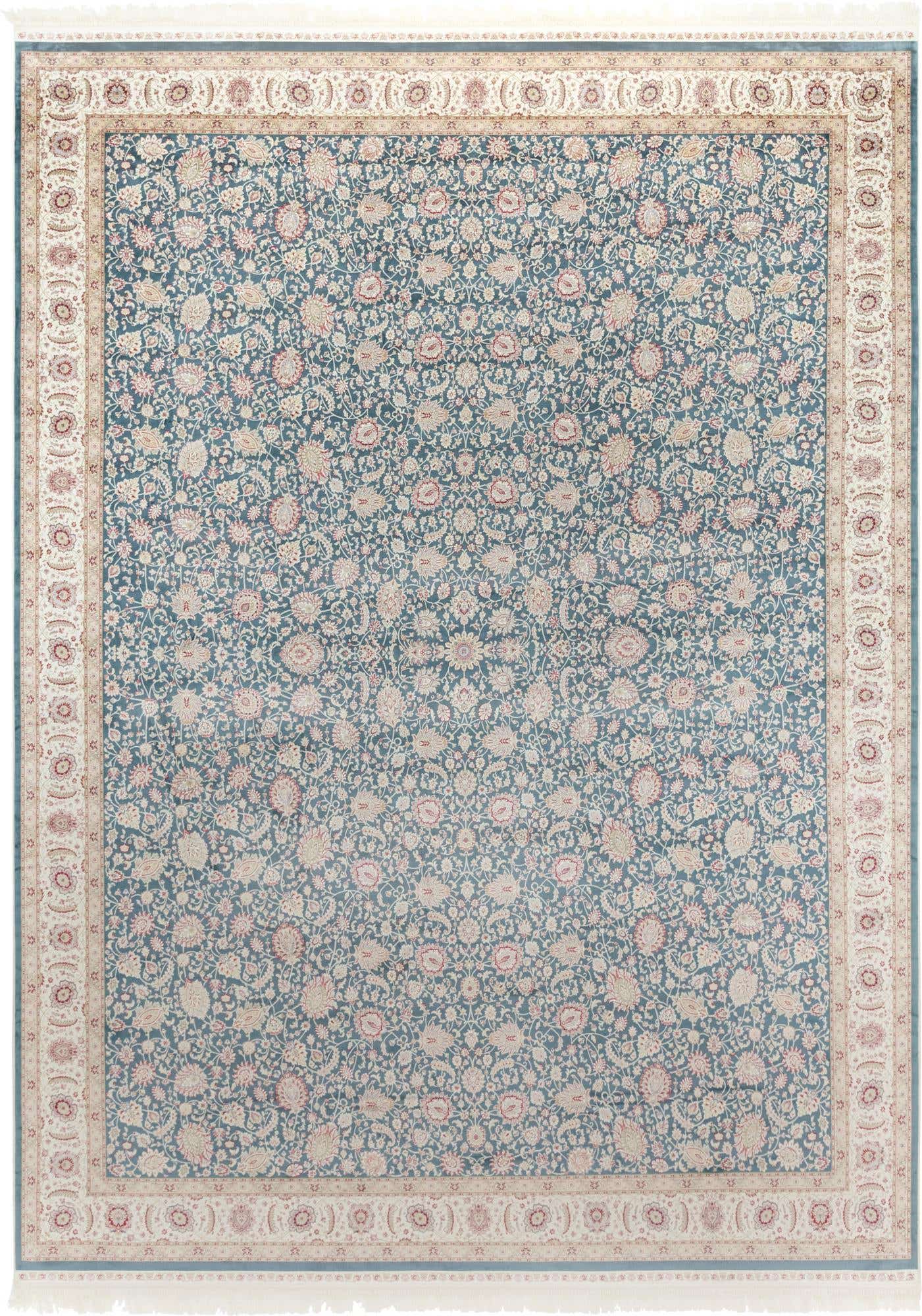 9' 2 x 12' 6 Qom Bamboo Silk Rug