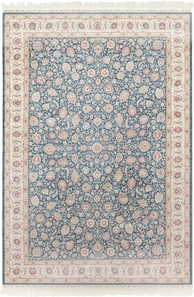 Detailansicht von 200cm x 300cm Qom Bamboo Silk Teppich