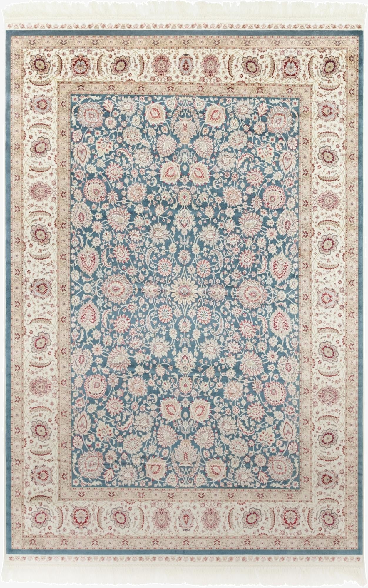 5' x 7' 5 Qom Bamboo Silk Rug