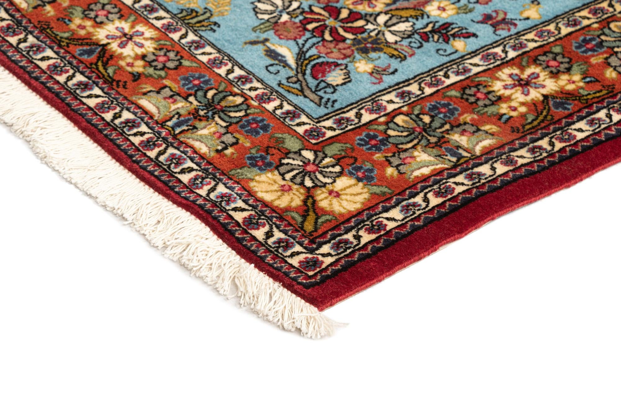 3' 6 x 4' 11 Hand Knotted Qom Persian Rug