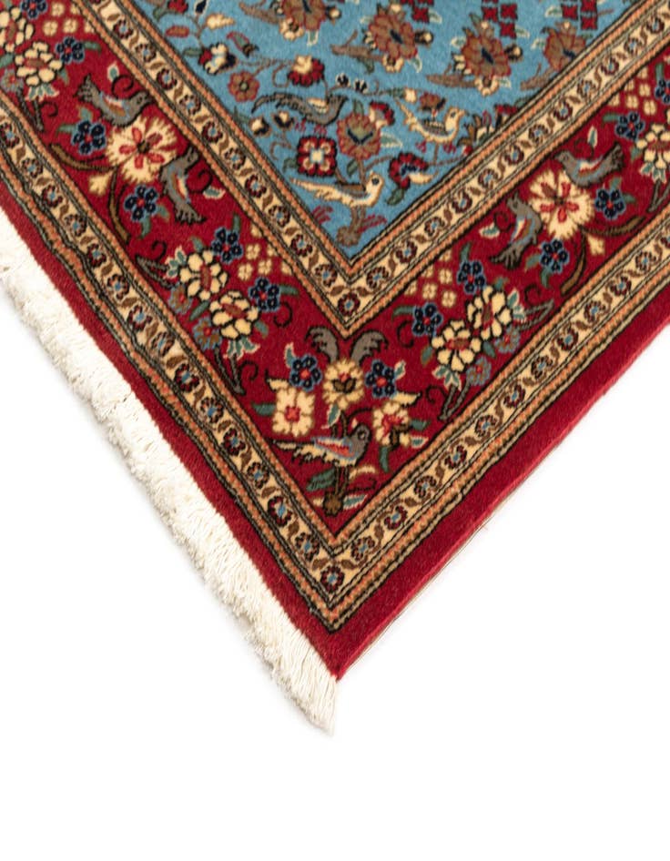 Detail image of 3' 5 x 5'  Hand Knotted Qom Persian Rug