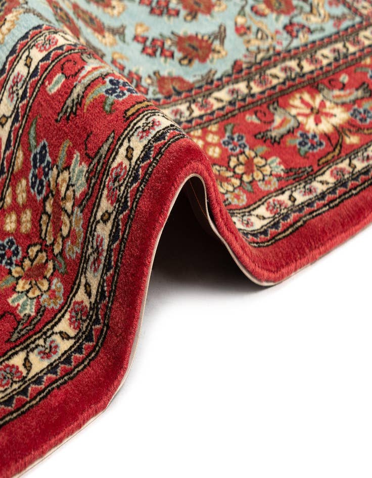 Detail image of 3' 6 x 4' 8  Hand Knotted Qom Persian Rug