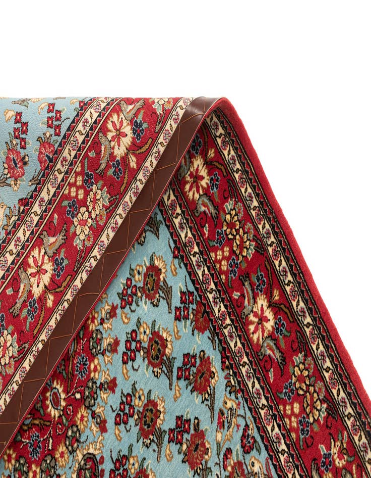 Detail image of 3' 6 x 4' 8  Hand Knotted Qom Persian Rug