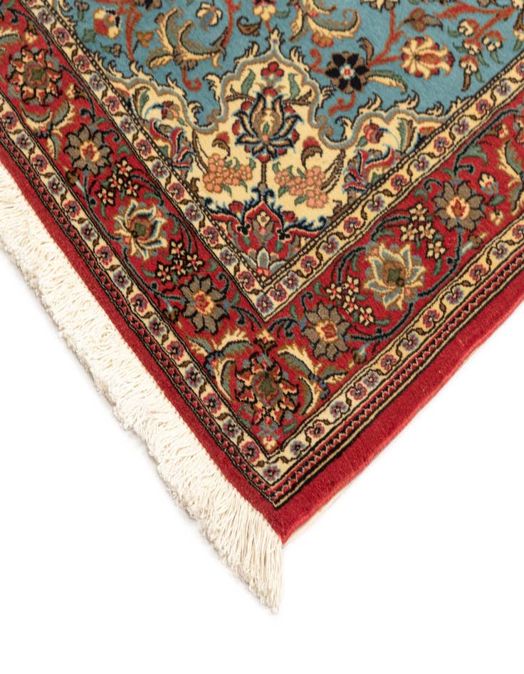 Detail image of 3' 6 x 5' 1  Hand Knotted Qom Persian Rug