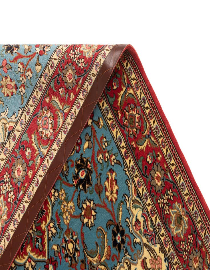 Detail image of 3' 6 x 5' 1  Hand Knotted Qom Persian Rug