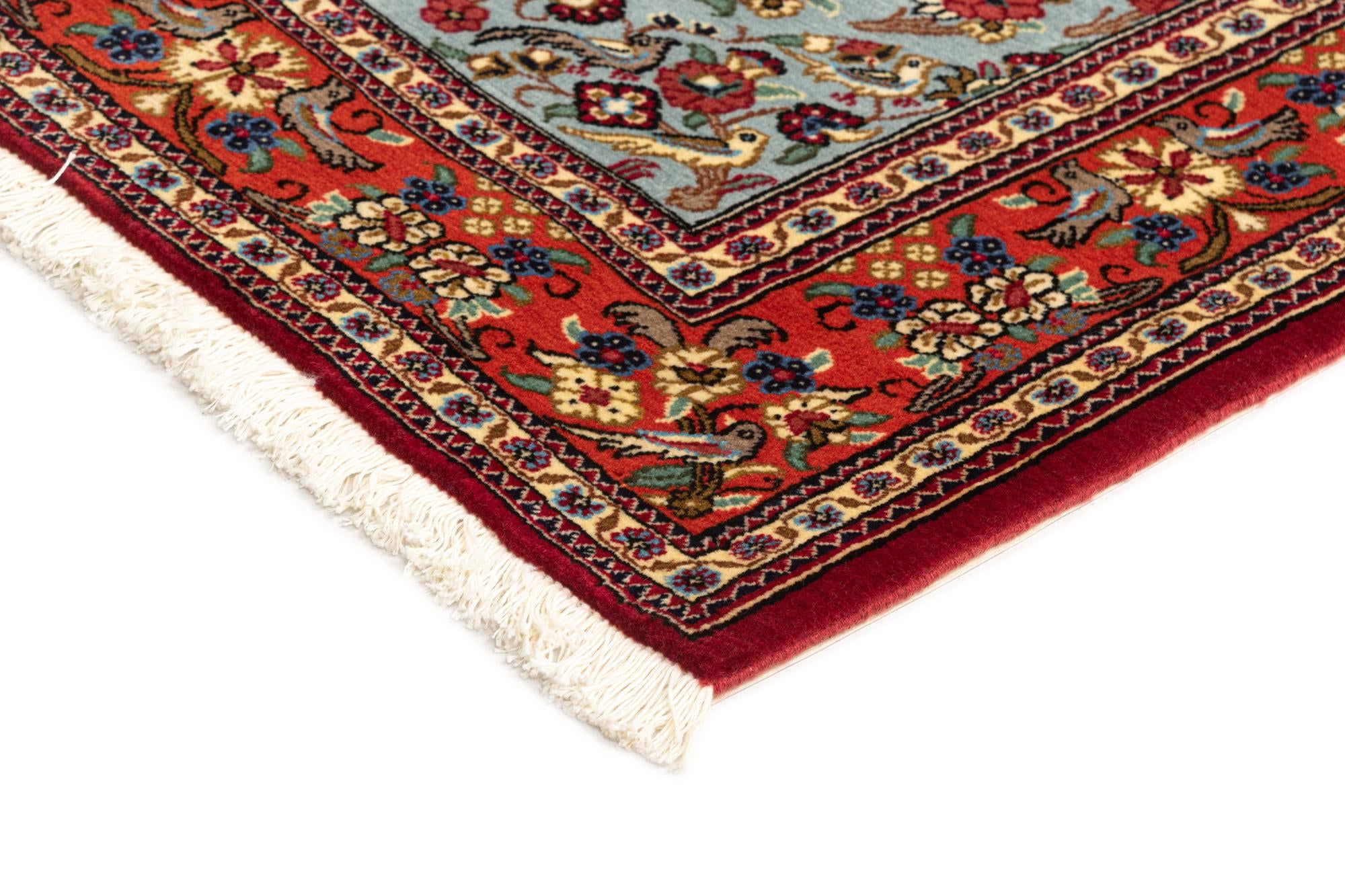 3' 5 x 5' 1 Hand Knotted Qom Persian Rug