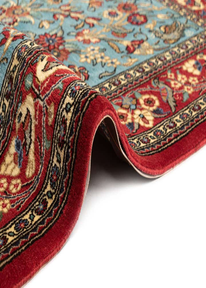 3' 5 x 5' Hand Knotted Qom Persian Rug