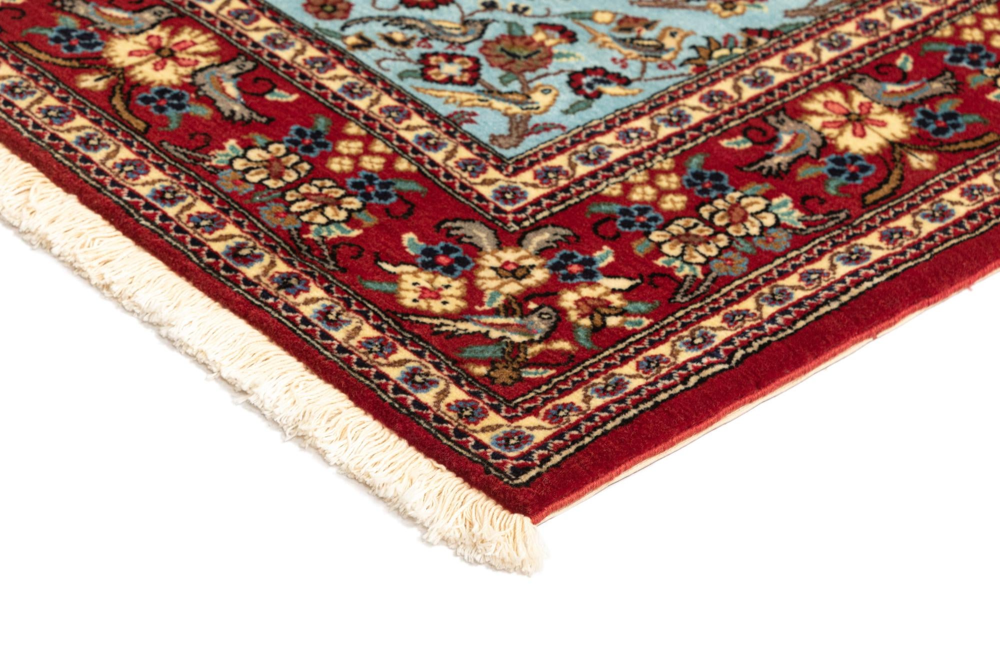 3' 5 x 5' 1 Hand Knotted Qom Persian Rug