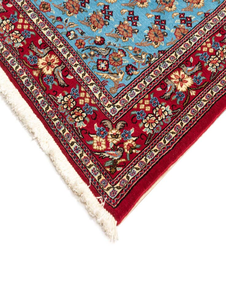 Detail image of 3' 5 x 4' 11  Hand Knotted Qom Persian Rug