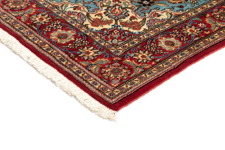 3' 5 x 5' Hand Knotted Qom Persian Rug