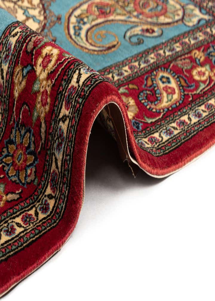 3' 6 x 5' 4 Hand Knotted Qom Persian Rug