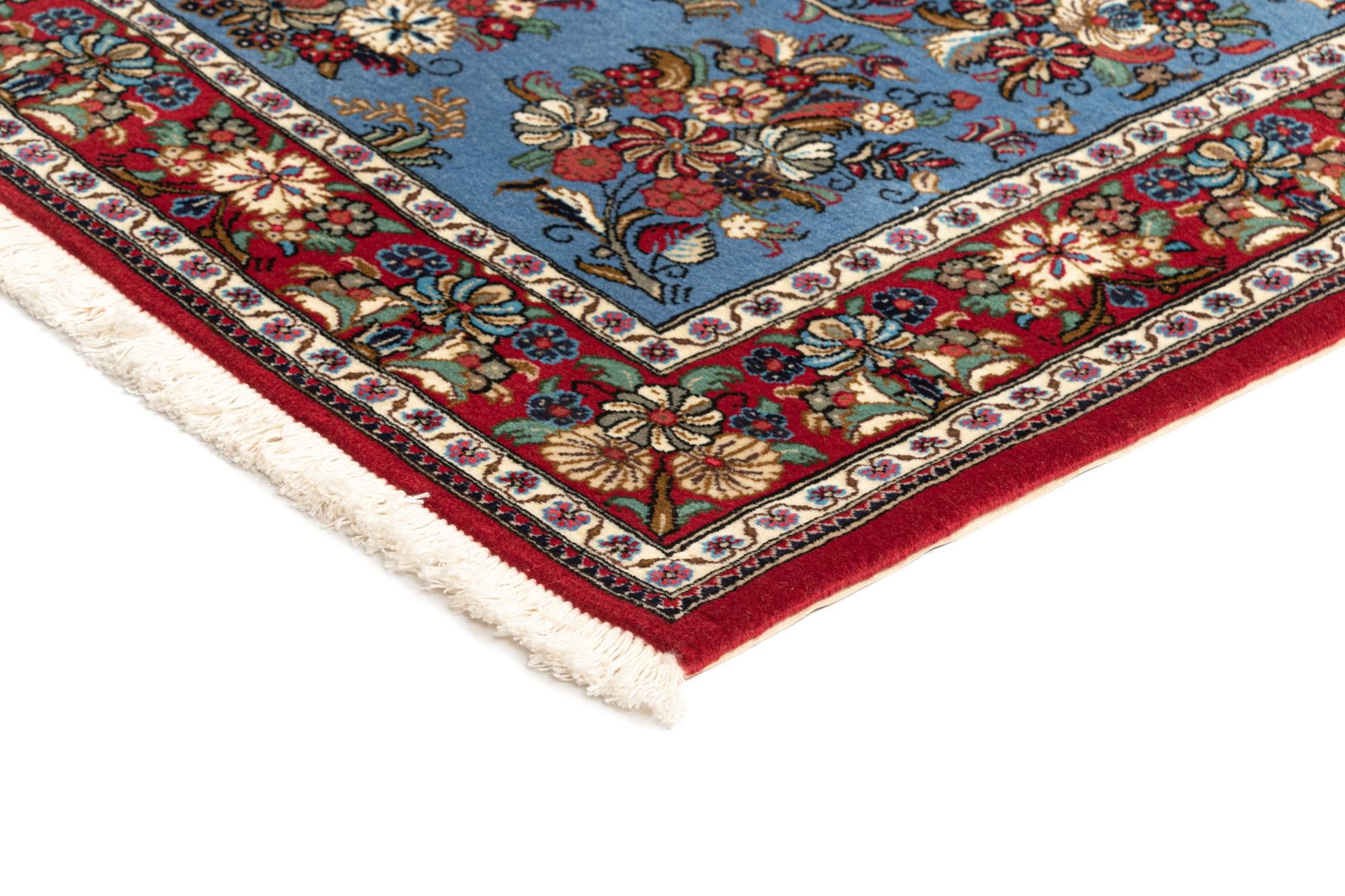 3' 6 x 5' 1 Hand Knotted Qom Persian Rug