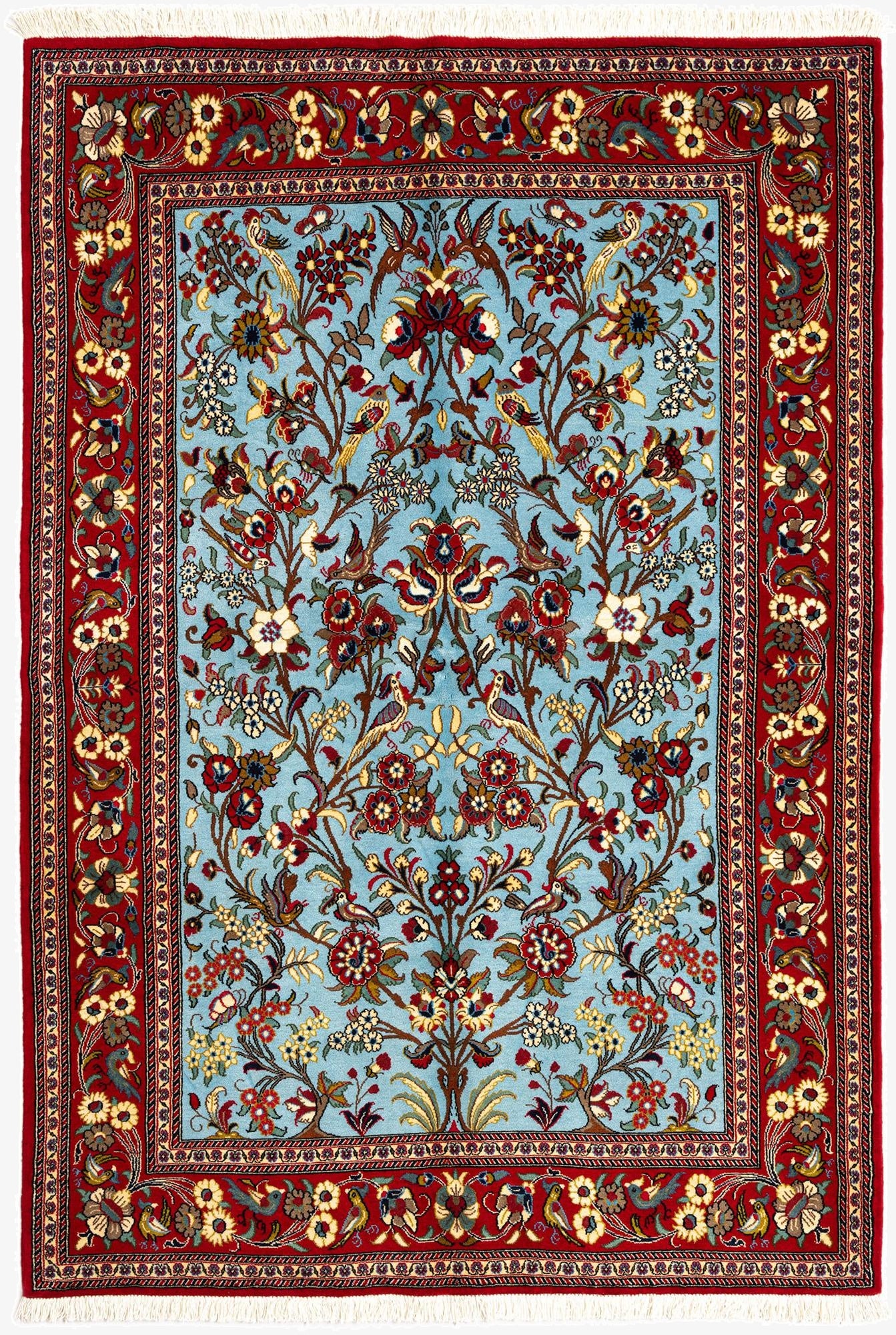 4' 8 x 6' 11 Qom Rug