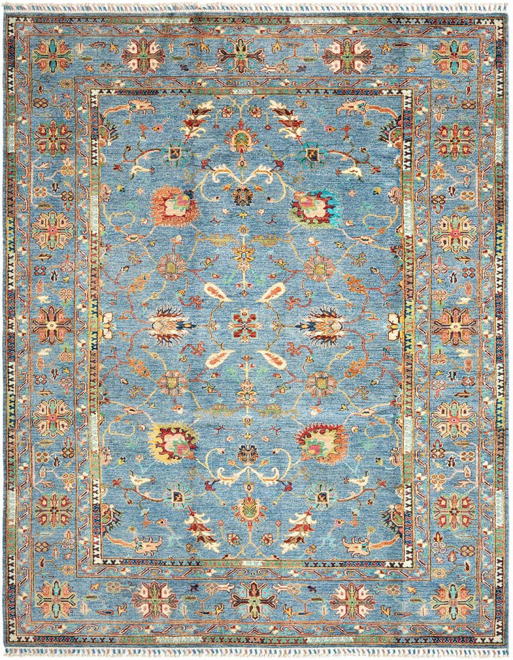 Detail image of 6' 9 x 10' Rubin Ziegler Wool Rug