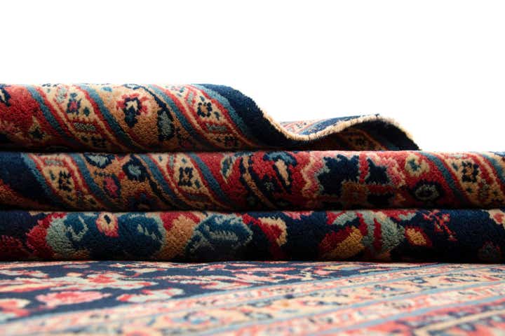 4' 8 x 6' 4 Hand Knotted Saber-Mashad Persian Rug