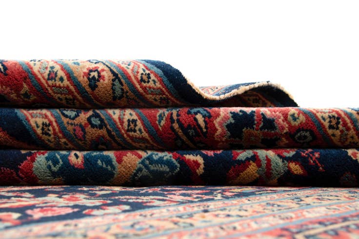 Detail image of 4' 8 x 6' 4 Hand Knotted Saber-Mashad Persian Rug