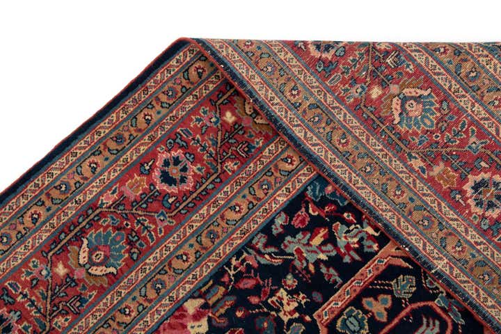 4' 8 x 6' 4 Hand Knotted Saber-Mashad Persian Rug