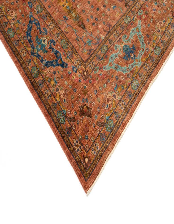 Detail image of 8' 1 x 11' 5 Samarkand Wool Rug