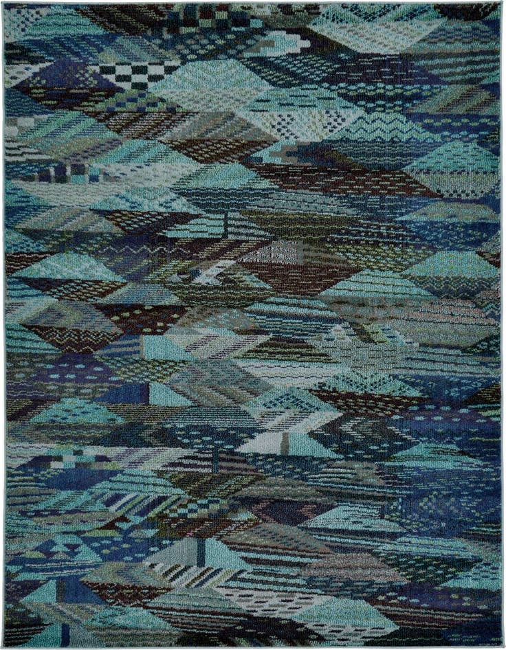 Detail image of 5' x 8' Washable Santa Fe Rug