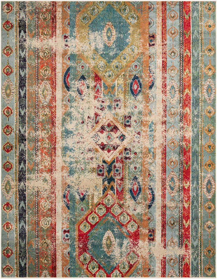Detail image of 8' x 10' Washable Santa Fe Rug