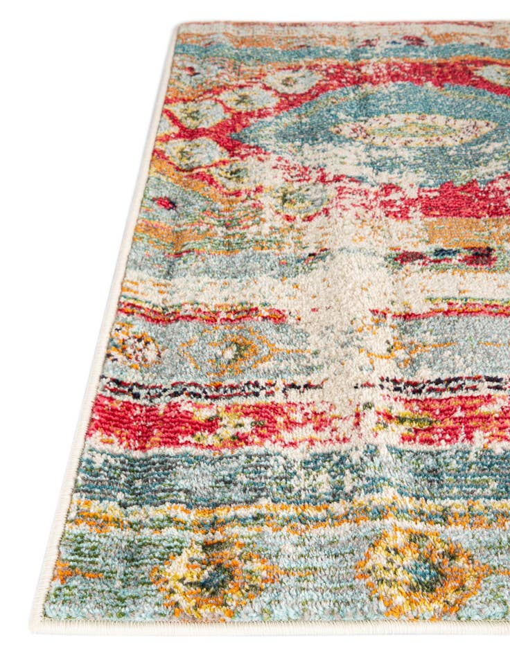 Detail image of 6' x 9'  Washable Santa Fe Rug