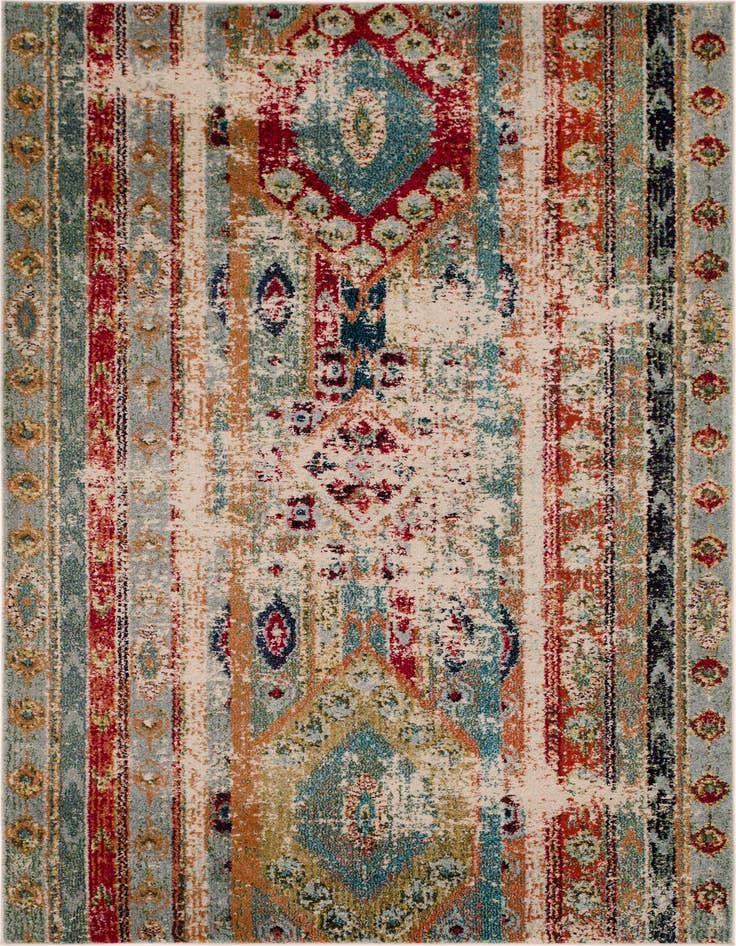 Detail image of 5' x 8' Washable Santa Fe Rug