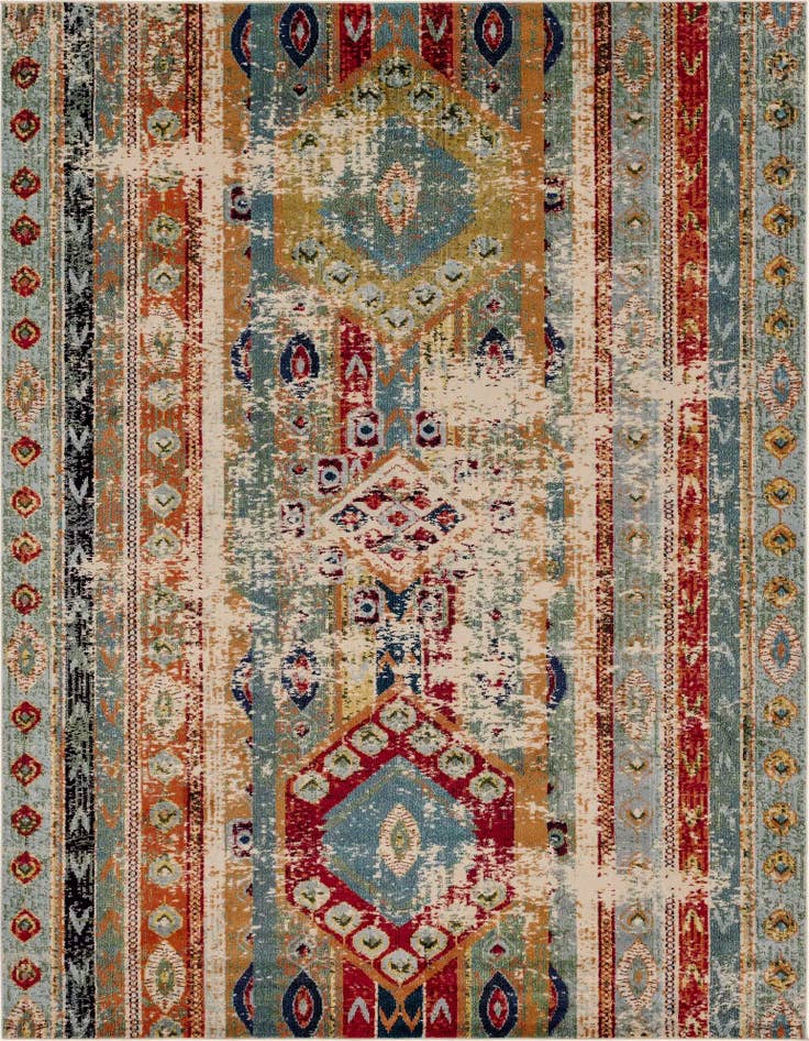 Detail image of 10' x 13' Washable Santa Fe Rug