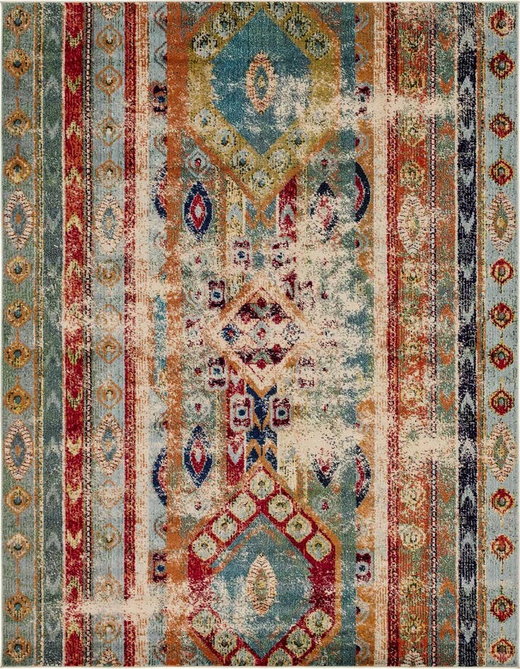 Detail image of 8' x 11' Washable Santa Fe Rug