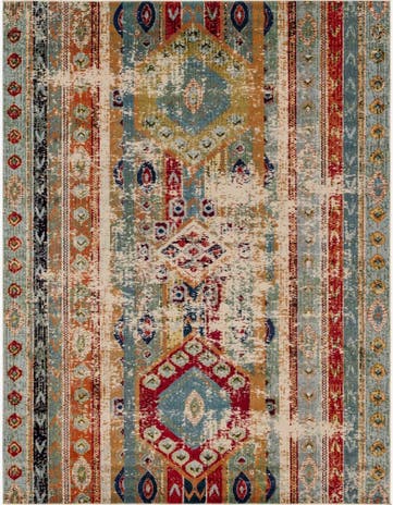 10' x 13' Washable Santa Fe Rug