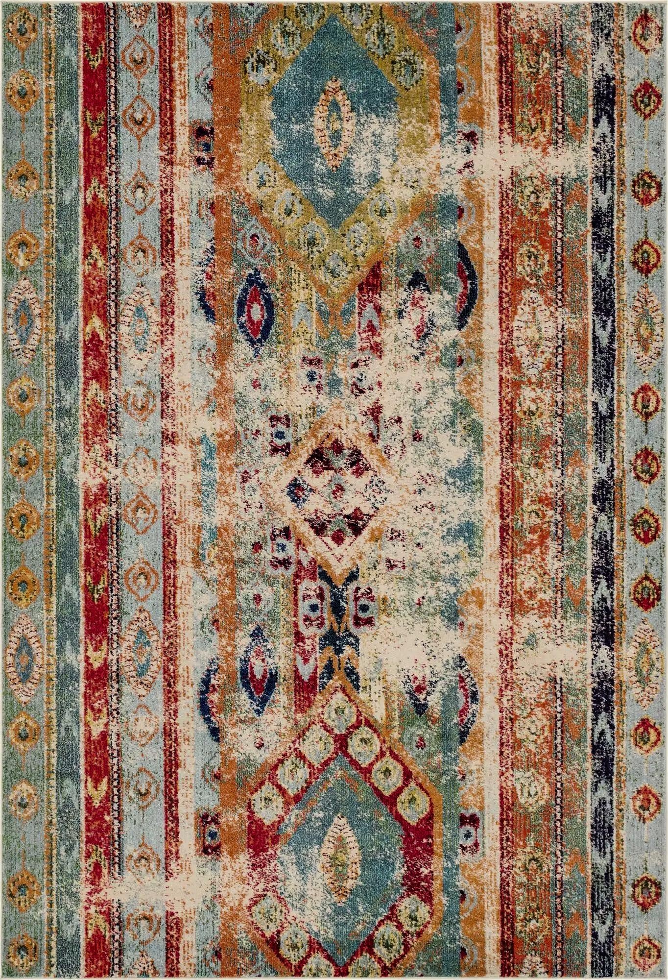 7' x 10'  Washable Santa Fe Rug