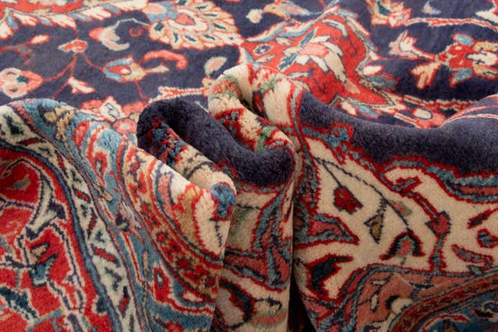 8' 7 x 11' 11 Hand Knotted Sarough Persian Wool Rug