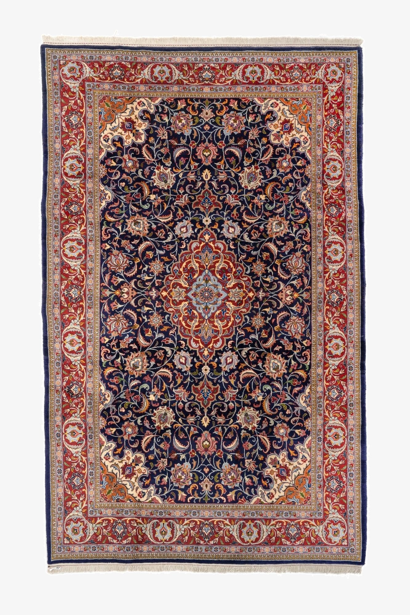 6' 10 x 10' 10  Hand Knotted Sarough Persian Wool Rug